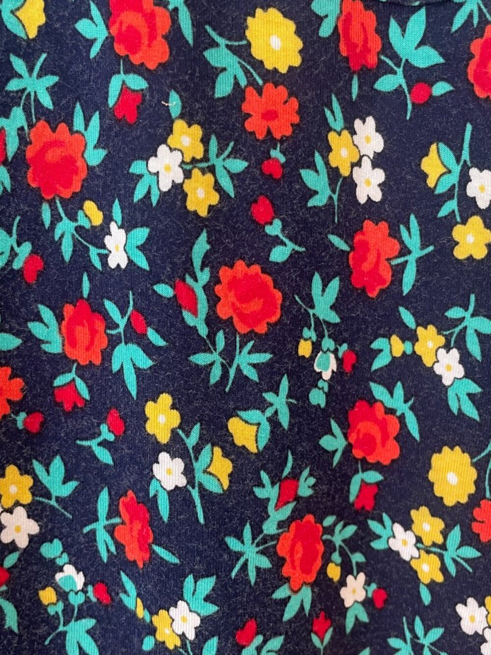 Lands' End women's floral-print tunic Button Up Size 2X 20W-22W - Picture 4 of 8